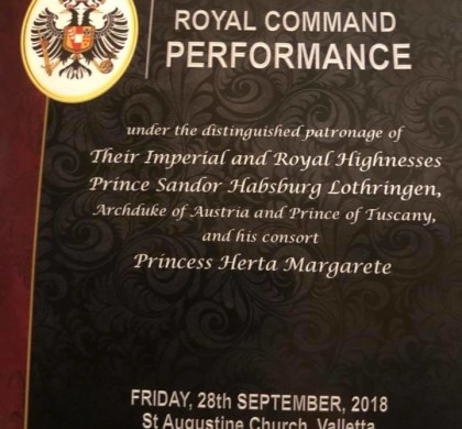 A royal command. Concert in aid of the Hope foundation and Mission for Ghana